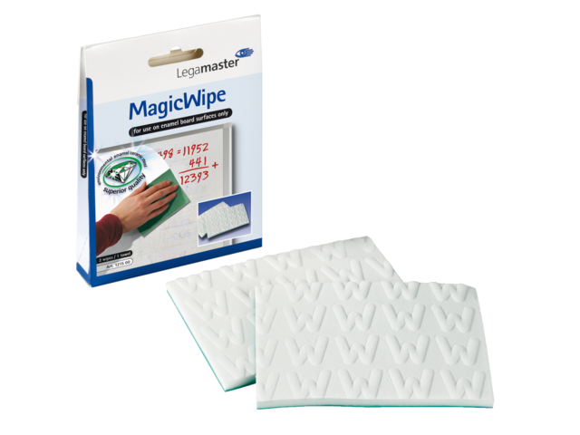 7-121500 - LEGAMASTER Reinigingsdoek Whiteboard MagicWipe Wit 2st