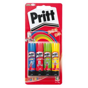 Prisma Lijmstick Rainbow 4x11gr 4st