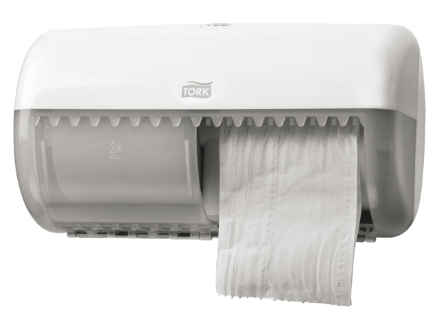 Tork Dispenser Toiletpapier Elevation Kunststof Wit 1st
