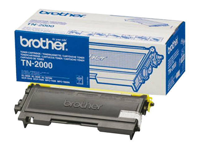 TN-2000 - Brother Toner Cartridge Black 2.000vel 1st