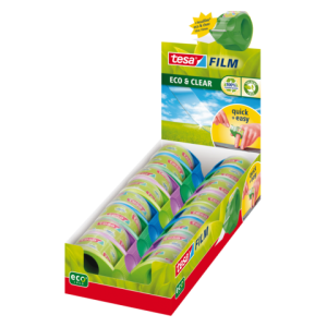 58248-00000-00 - TESA Plakbandhouder incl. Tape Mini 19mmx10m Diverse Transparant Kleuren 1st