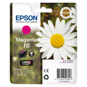 EPSON Inkt Cartridge 18 Magenta 3,3ml 1st