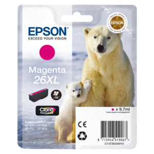 EPSON Inkt Cartridge 26XL Magenta 9,7ml 1st