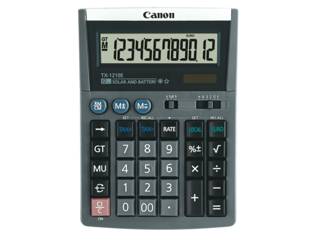 4100A014AB - CANON Calculator TX-1210E 12-Cijfers