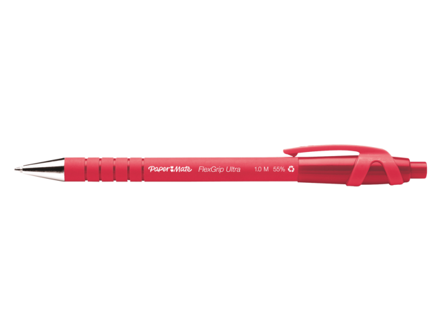 PAPERMATE Flexgrip Retractable 1mm Rood