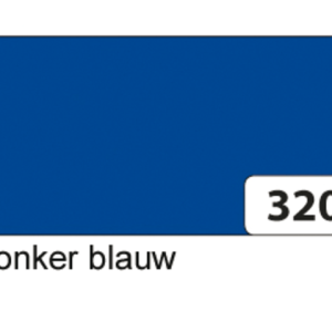 65320E - FOL Etalagekarton 50x70cm 400g/m² Donker Blauw Nr:320 1vel