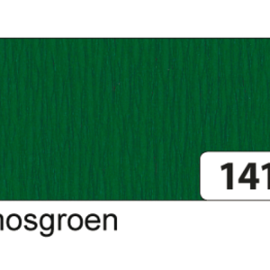 822141 - FOL Crepepapier 250x50cm Groen Nr.141 1st