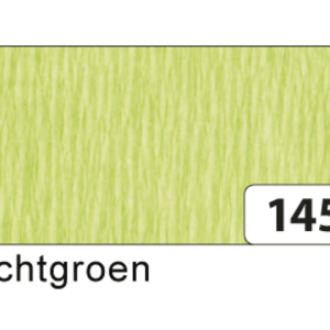 822145 - FOL Crepepapier 250x50cm Lichtgroen Nr.145 1st