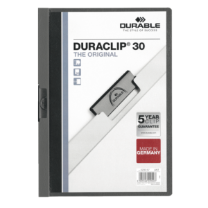 Durable Klemmap 2200 30vel A4 Antraciet