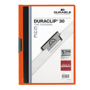 Durable Klemmap 2200 30vel A4 Oranje