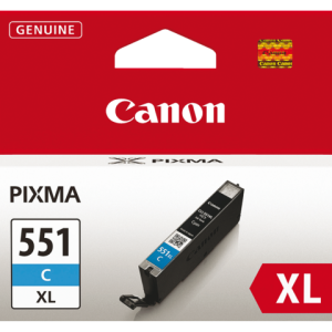 CANON Inkt Cartridge CLI551XLC Cyaan 665vel 1st