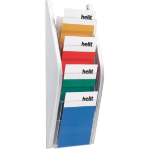 HE62702.00 - Helioz Folder Hangbak 4-Vaks Zilver A5