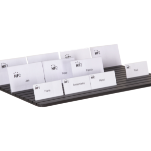 121250 - HF2 Badge Uitdeelplateau Zwart 290x390x8mm