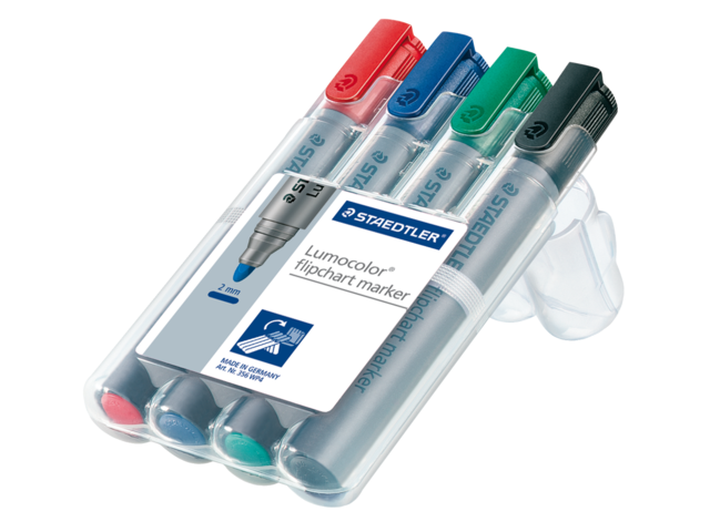 351 WP4 - STAEDTLER Flipovermarker 2mm Lumocolor