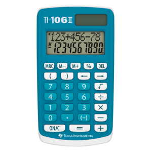 106II/FBL/4E6/A - TI Wiskunde Calculator TI-106II Blauw