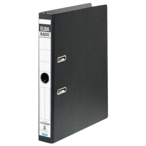 100081046 - ELBA Hangordner 2-Rings Rado 45mm Zwart Gewolkt
