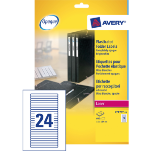 L7170 - Avery Etiket QuickPEEL 134x11mm 600st Wit 1 Pak