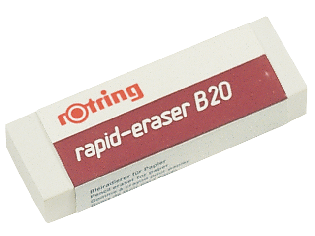 S0194570 - ROTRING Gum B20 Wit 1st