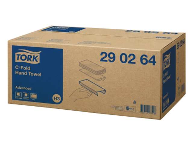 Tork Vulling Handdoek Classic Box C-Fold 20-Pakken Wit 1st