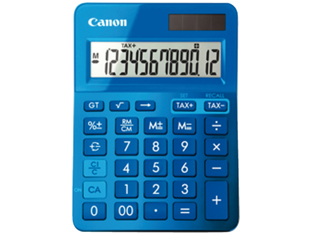 Canon Calculator LS-123K 12-Cijfers Blauw