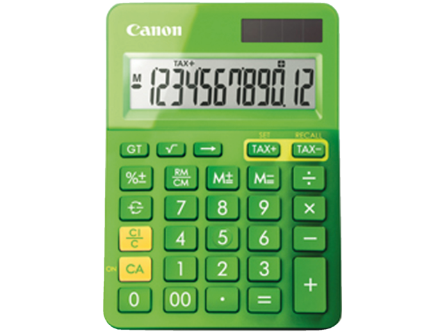 Canon Calculator LS-123K 12-Cijfers Groen