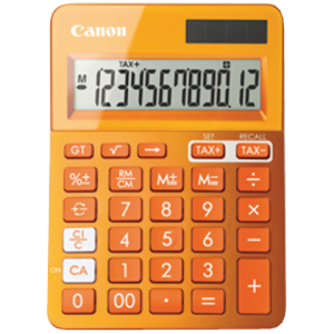 Canon Calculator LS-123K 12-Cijfers Oranje