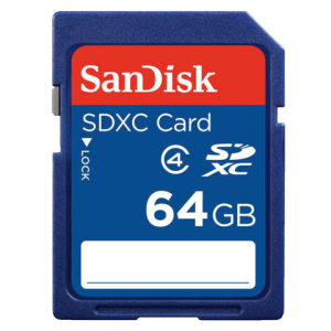 114820 - SANDISK Geheugenkaart Standaard SDXC 64GB New Blister 1st