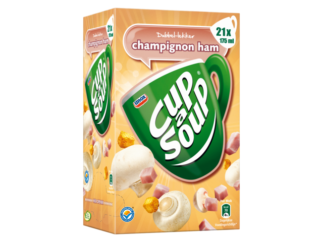 18691101 - Unox Cup A Soup Champignon/Ham 21-Porties 1st