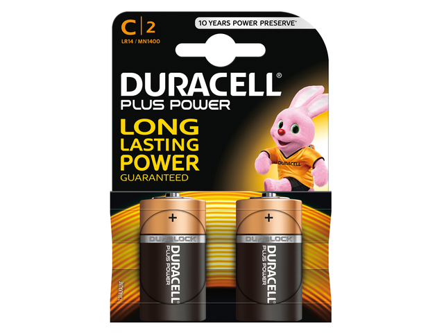 5000394063242 - DURABLE Batterij Duralock Eenmalig Gebruik Plus Power MN1400 Alkaline
