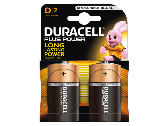 5000394063167 - DURABLE Batterij Duralock Eenmalig Gebruik Plus Power MN1300 Alkaline