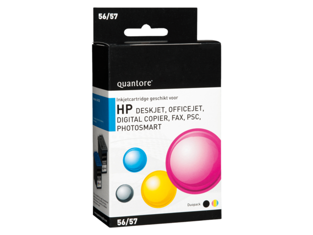 Quantore Inkt Cartridge HP SA342ae Black & Color 1set