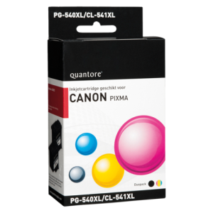 Quantore Inkt Cartridge CAN PG-540XL CL541XL Black & Color Duopack