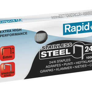 24858100 - RAPID Nietjes RVS 24/6 1.000st