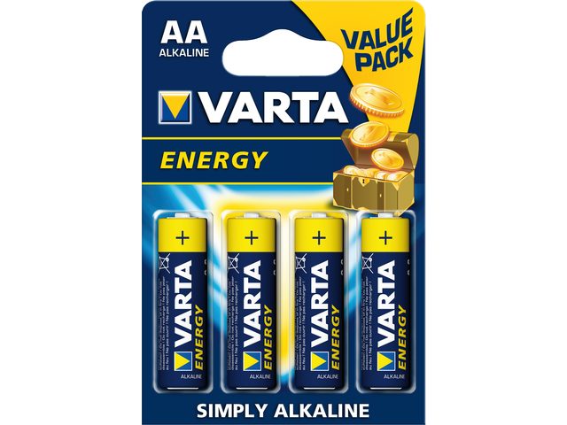 Varta Batterij AA Alkaline 4st