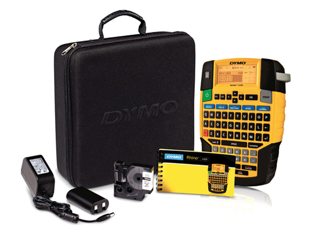 DYMO Letter-Tapemachine Kitcase Rhino Azerty 4200