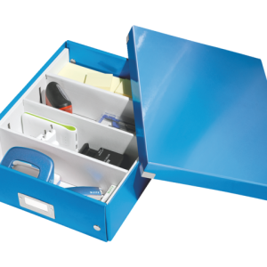 60580036 - LEITZ Archiefdoos Click & Store 280x100x370mm Blauw 1st