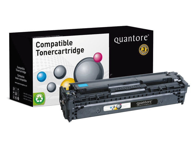 Quantore Toner Cartridge 128A Cyaan 1.300vel 1 Pack