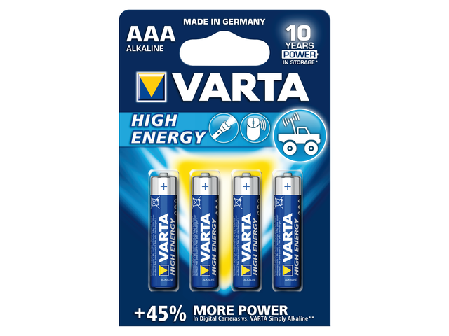 Varta Batterij AAA 1 Pak