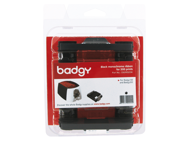 Evolis Kaartprinter Cartridge Badge/Pasjes Badgy 200 Zwart