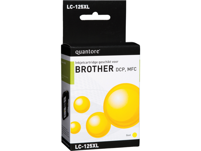 Quantore Inkt Cartridge LC-125XL Yellow 1st