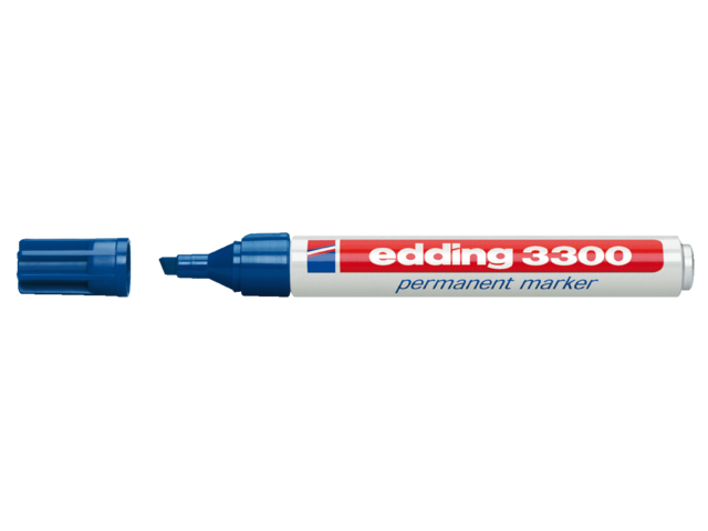 EDDING Marker Permanent 3300 1-5mm Blauw 1st