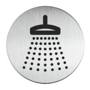 493823 - DURABLE Infobordje Pictogram Douche 83mm