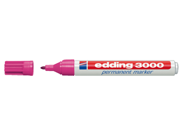 EDDING Marker Permanent 3000 1.5-3mm Roze 1st