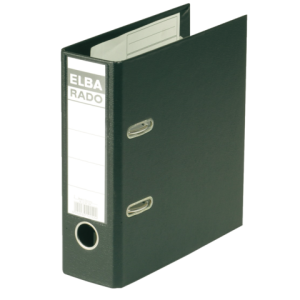 100022641 - ELBA Ordner 2-Rings Rado Plast 75mm Zwart A5