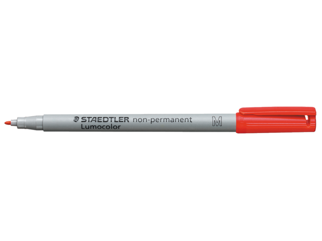 315-2 - STAEDTLER Viltstift OHP Lumo M315 1mm Rood 1st