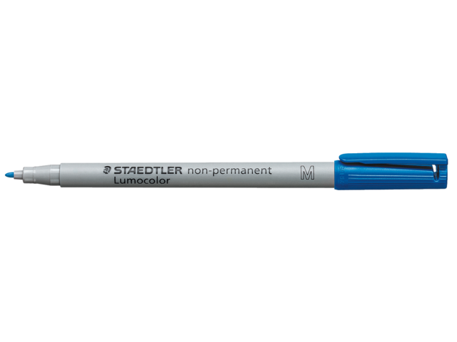 315-3 - STAEDTLER Viltstift OHP Lumo M315 1mm Blauw 1st