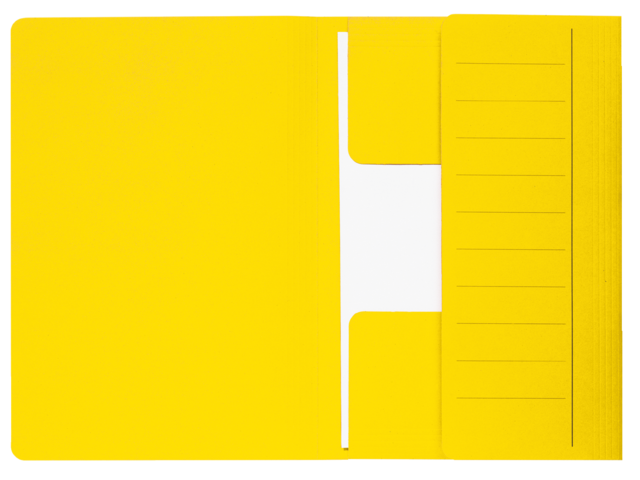 Jalema Dossiermap 3-Klep Mammoet 25mm Folio 270gr Geel