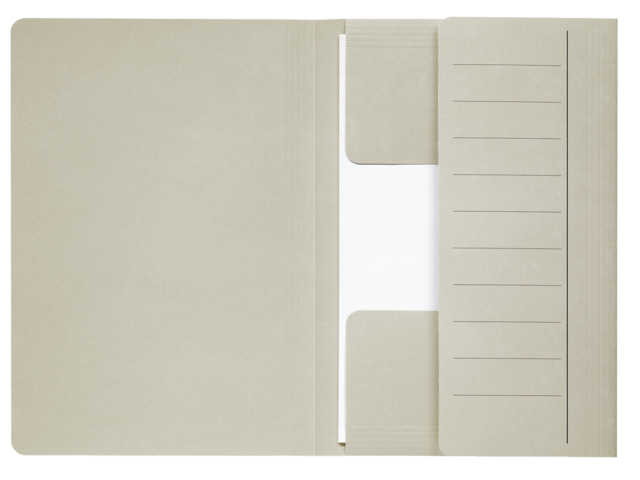 Jalema Dossiermap 3-Klep Mammoet 25mm Folio 270gr Grijs