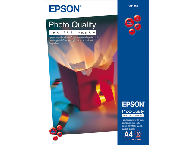 Epson Fotopapier A4 102g/m2 Matt SO41061 100vel