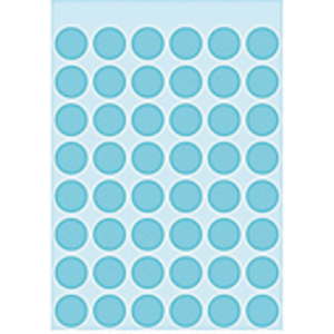 1863 - HERMA Gekleurde Etiketten Schrijfpapier 1863 Ø12mm 240st Blauw 1 Pak